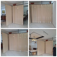 jasa service pintu folding door pvc murah jakarta