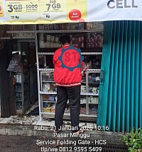 biaya service folding gate murah terdekat jakarta