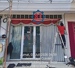 Ahli servuce folding gate murah condet